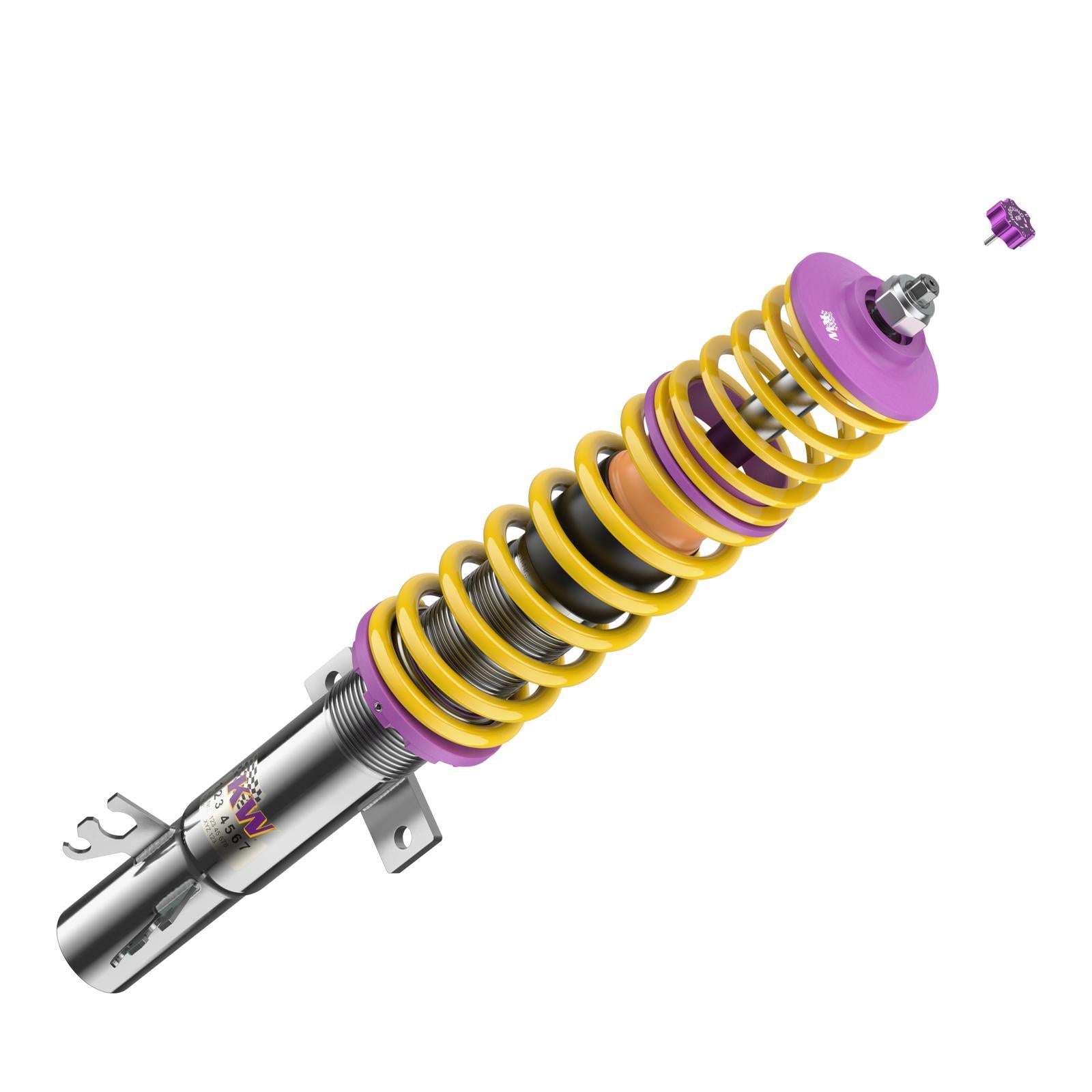 KW Coilover suspension V3 inox VW UP (121, 122, BL1, BL2, BL3, 123) 08/2011- (352800BV)