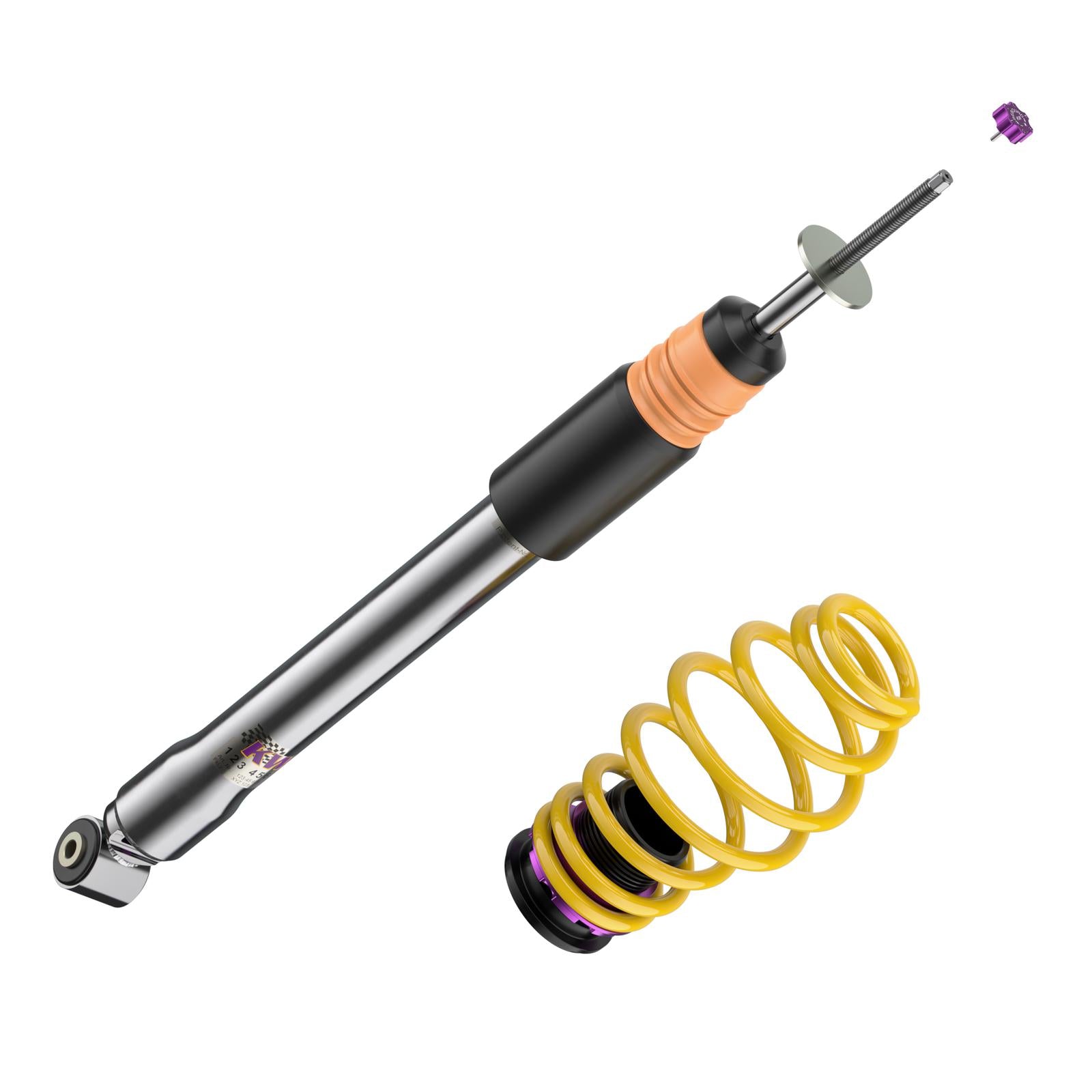 KW Coilover suspension V3 inox VW UP (121, 122, BL1, BL2, BL3, 123) 08/2011- (352800BV)