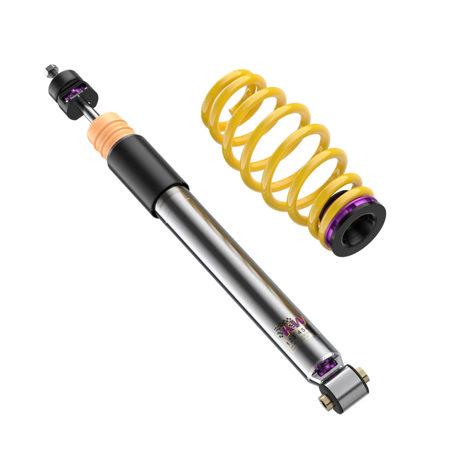 KW Coilover suspension V3 inox (incl. deactivation for electronic dampers) VW GOLF VII (5G1, BQ1, BE1, BE2) 08/2012- (352800CC)