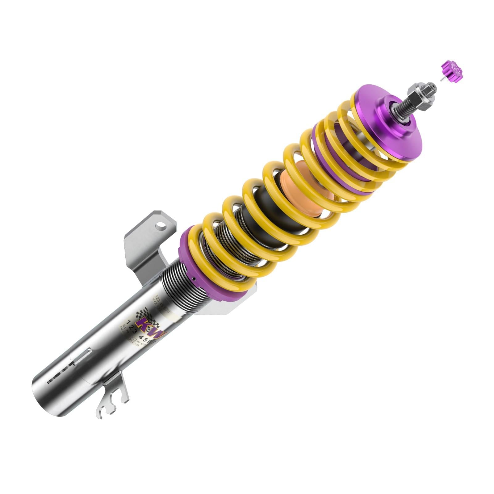 KW Coilover suspension V3 inox SEAT IBIZA Mk IV SPORTCOUPE (6J1, 6P5) 06/2008-12/2018 (35281016)