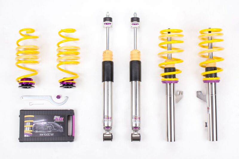 KW Coilover suspension V3 inox AUDI A3 (8V1, 8VK) 04/2012- (35281028)