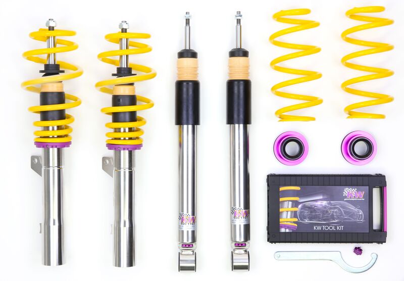 KW Coilover suspension V3 inox SEAT LEON (1P1) 05/2005-12/2013 (35281030)