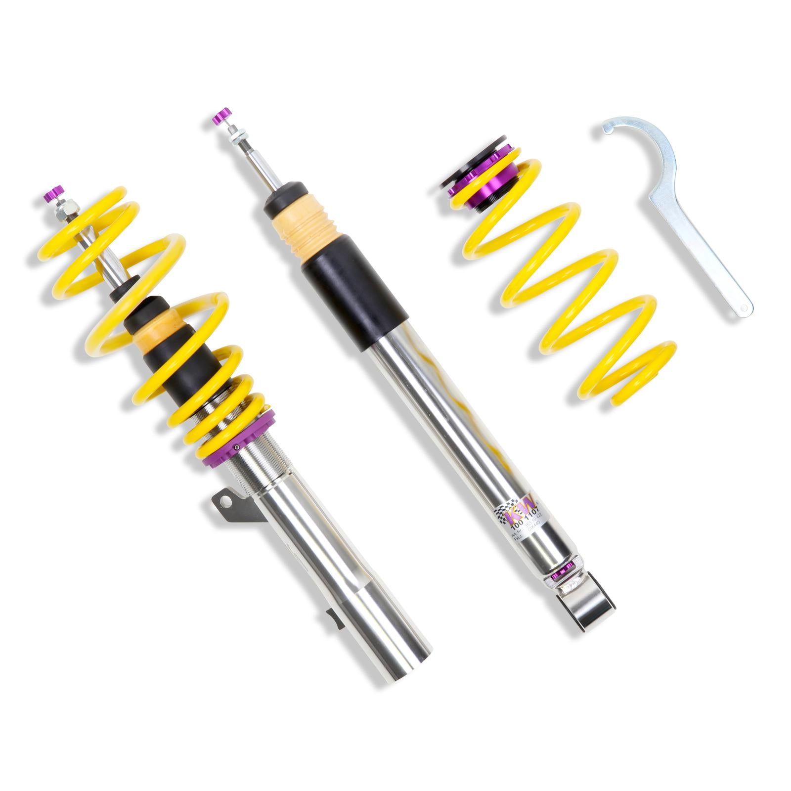 KW Coilover suspension V3 inox SEAT LEON (1P1) 05/2005-12/2013 (35281030)