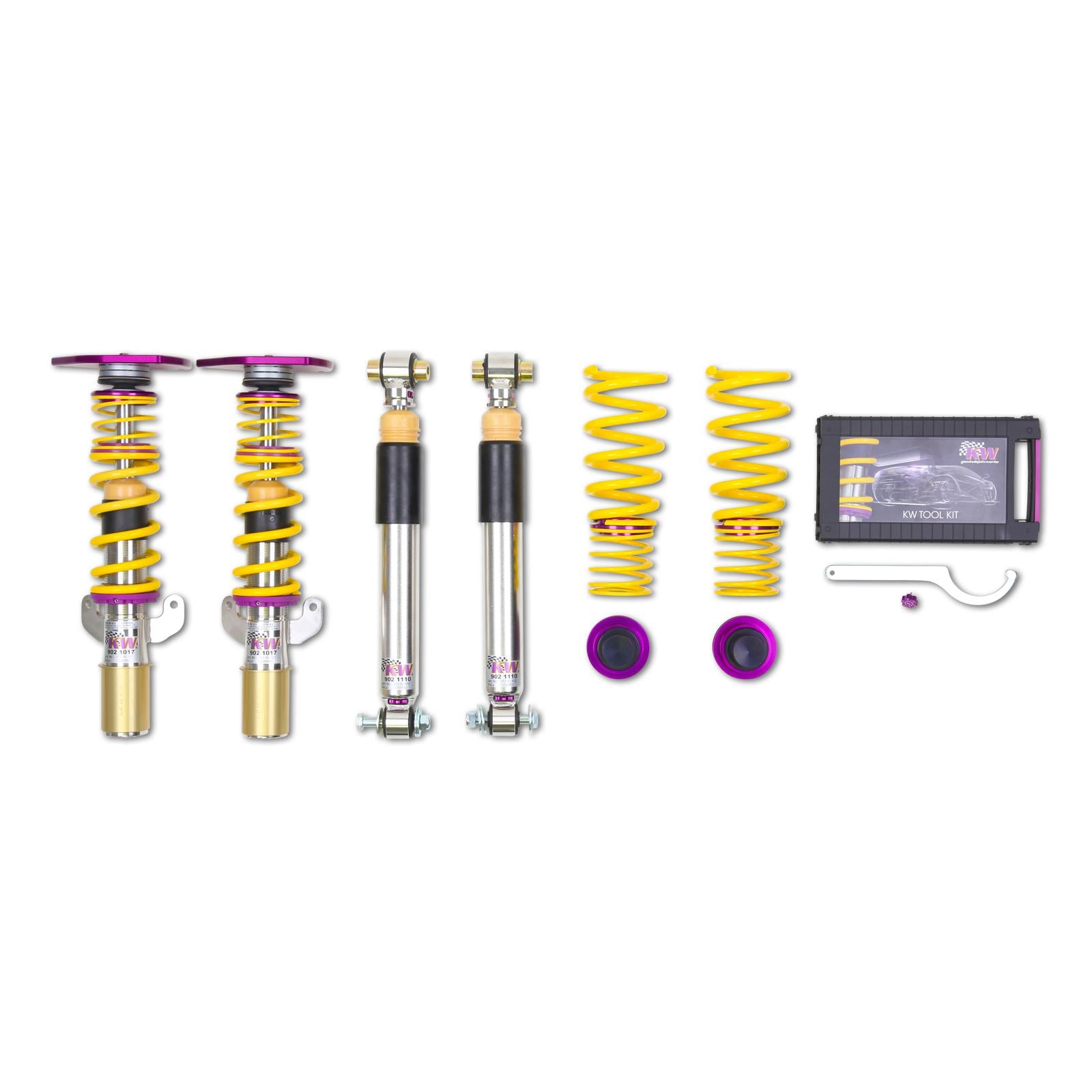 KW Coilover suspension V3 Clubsport incl. top mounts RENAULT MEGANE III Coupe (DZ0/1_) 11/2008-