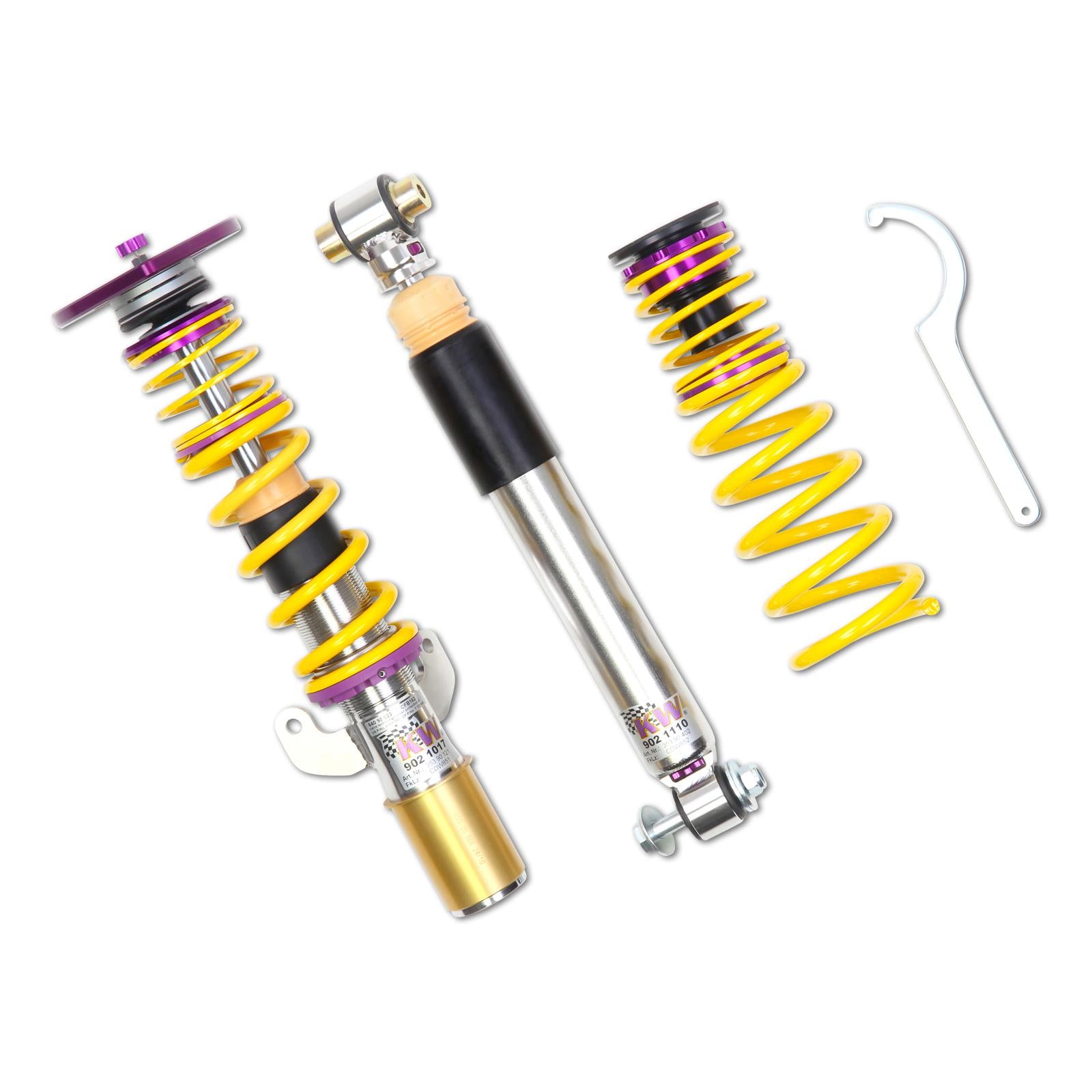 KW Coilover suspension V3 Clubsport incl. top mounts RENAULT MEGANE III Coupe (DZ0/1_) 11/2008-