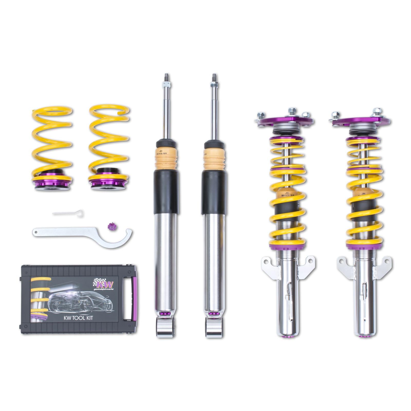 KW Coilover suspension V3 Clubsport incl. top mounts RENAULT CLIO IV (BH_) 11/2012-