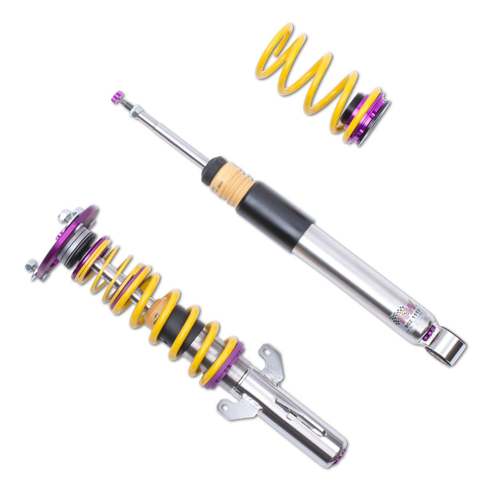 KW Coilover suspension V3 Clubsport incl. top mounts RENAULT CLIO IV (BH_) 11/2012-