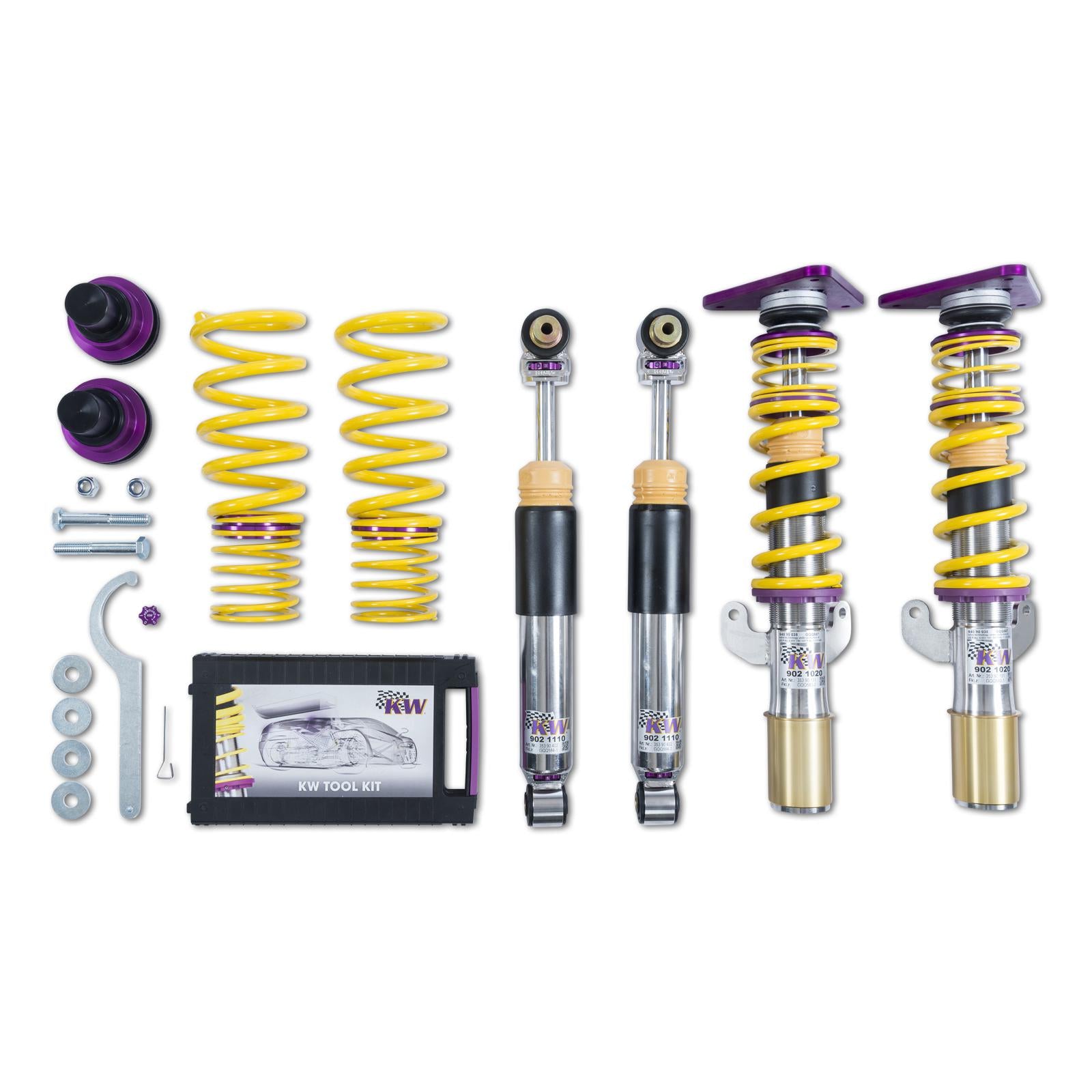 KW Coilover suspension V3 Clubsport incl. top mounts RENAULT MEGANE IV Hatchback (B9A/M/N_) 11/2015-