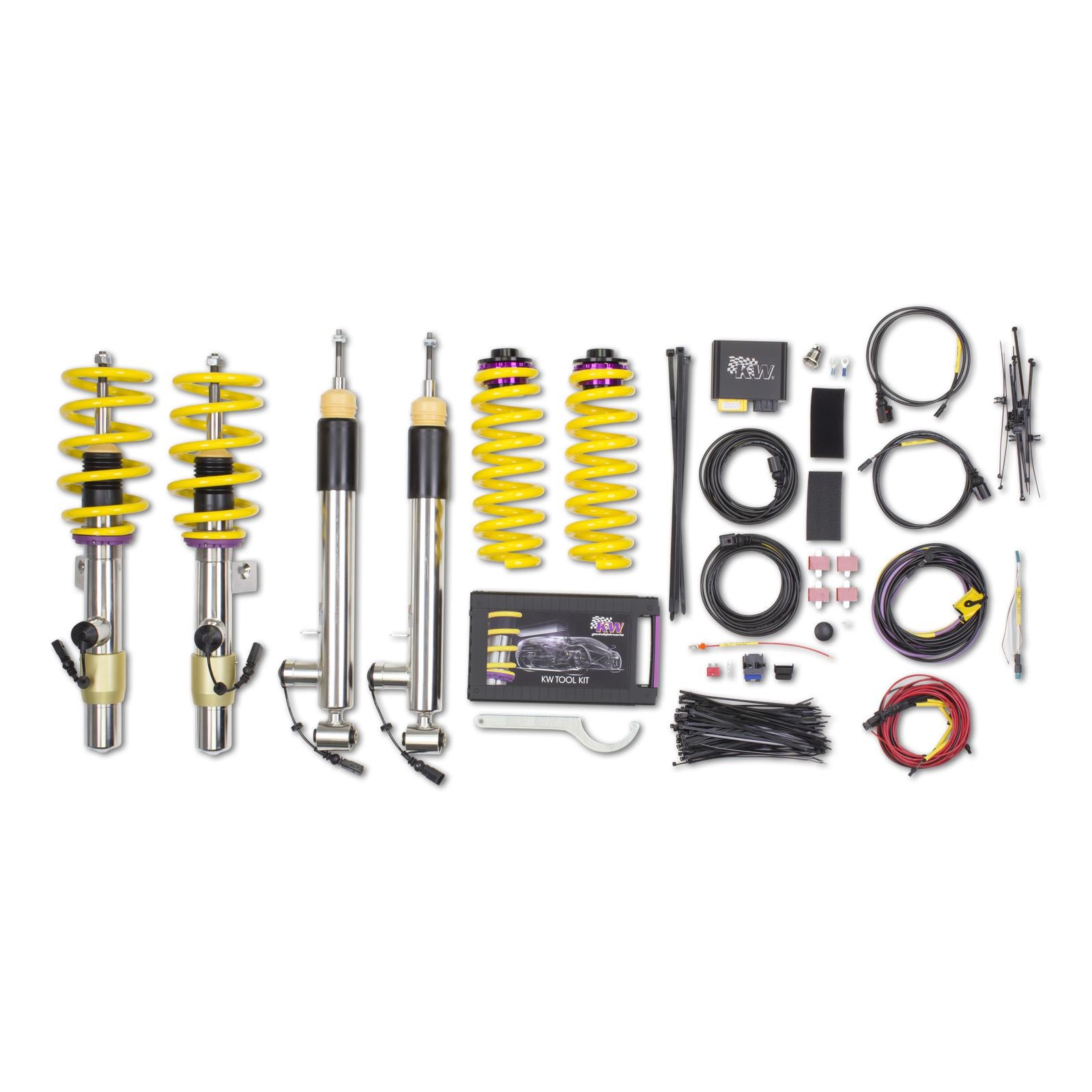 KW DDC - ECU coilovers inox BMW 1 Coupe (E82) 10/2006-10/2013 (39020004)