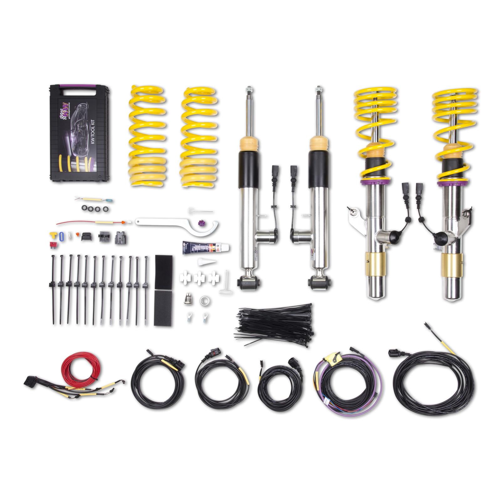 KW DDC - ECU coilovers inox BMW 3 (F30, F80) 03/2011-10/2018 (39020017)