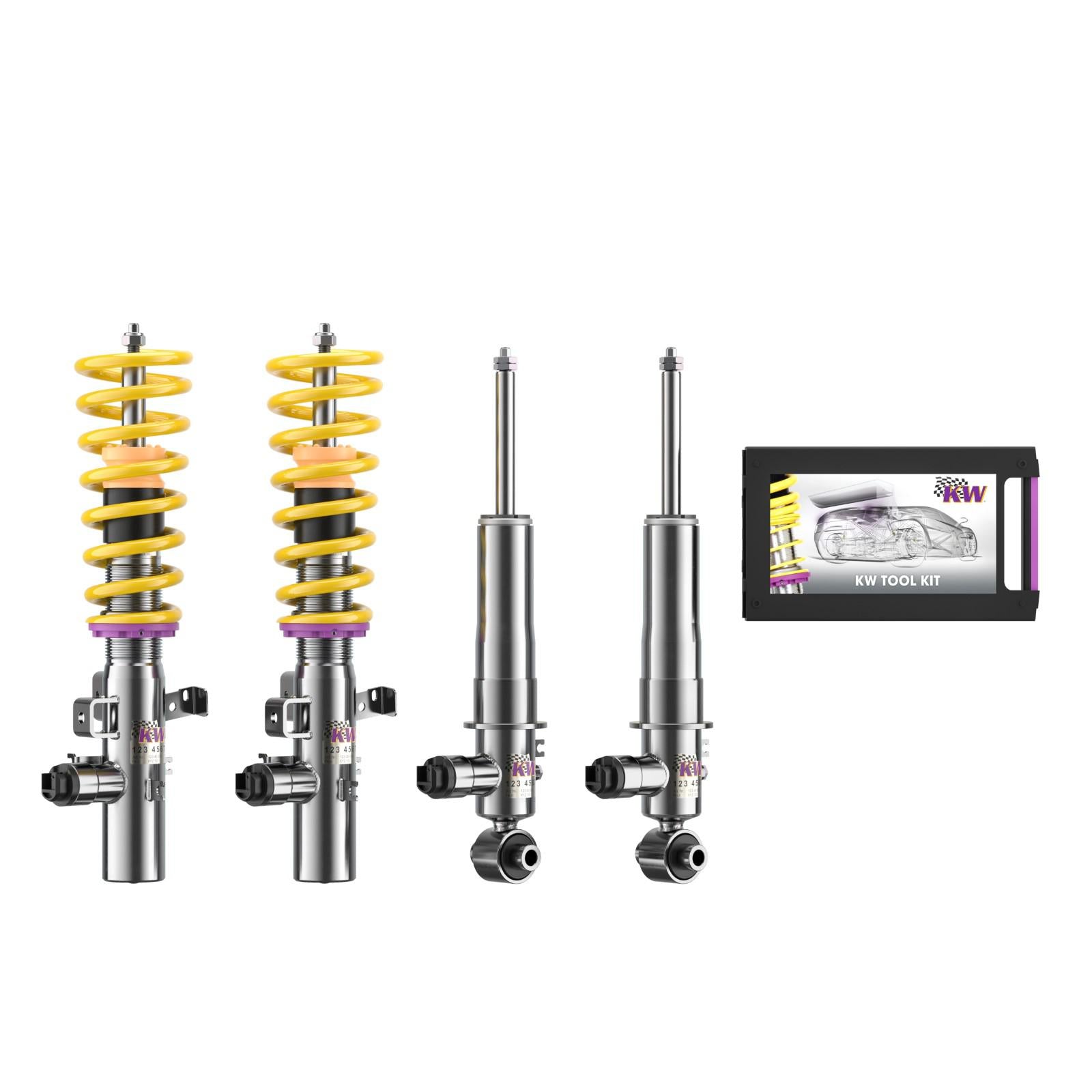 KW DDC - Plug & Play coilovers inox for BMW I4 (G26) 11/2021-