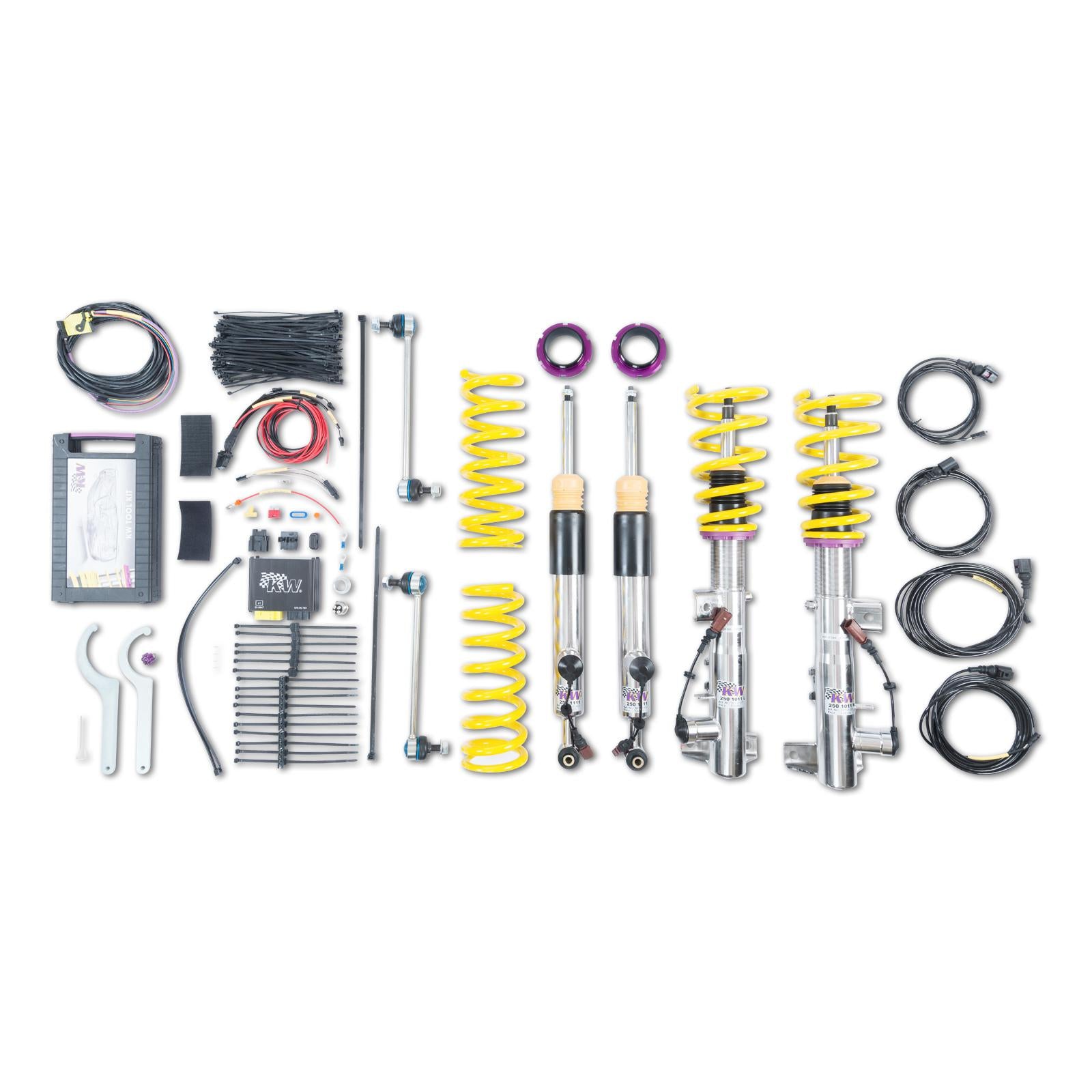 KW DDC - ECU coilovers inox MERCEDES-BENZ C-CLASS Coupe (C204) 01/2011- (39025003)