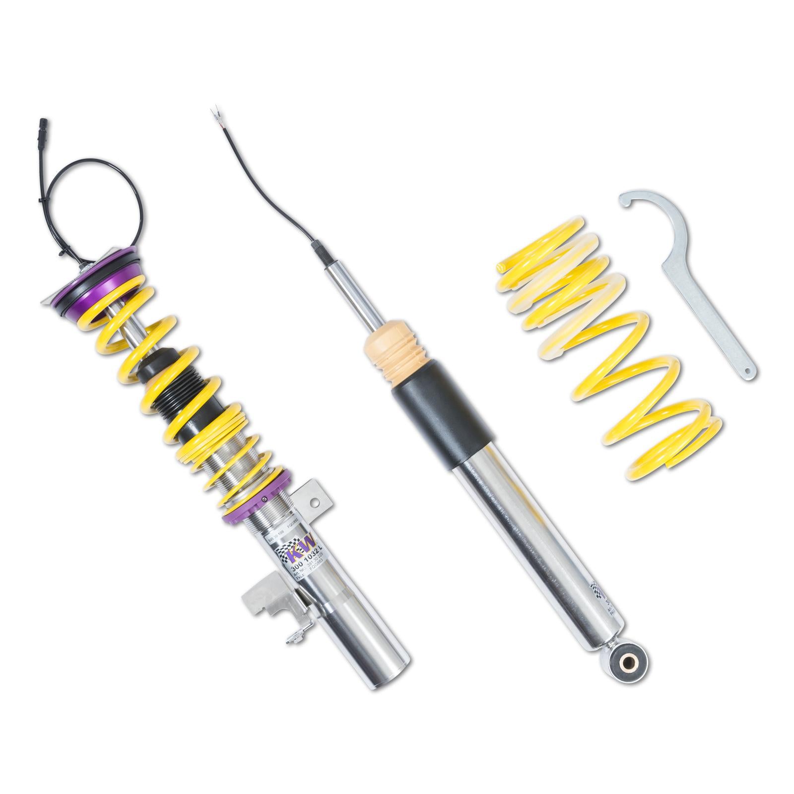 KW DDC - Plug & Play coilovers inox FORD FOCUS III 07/2010-