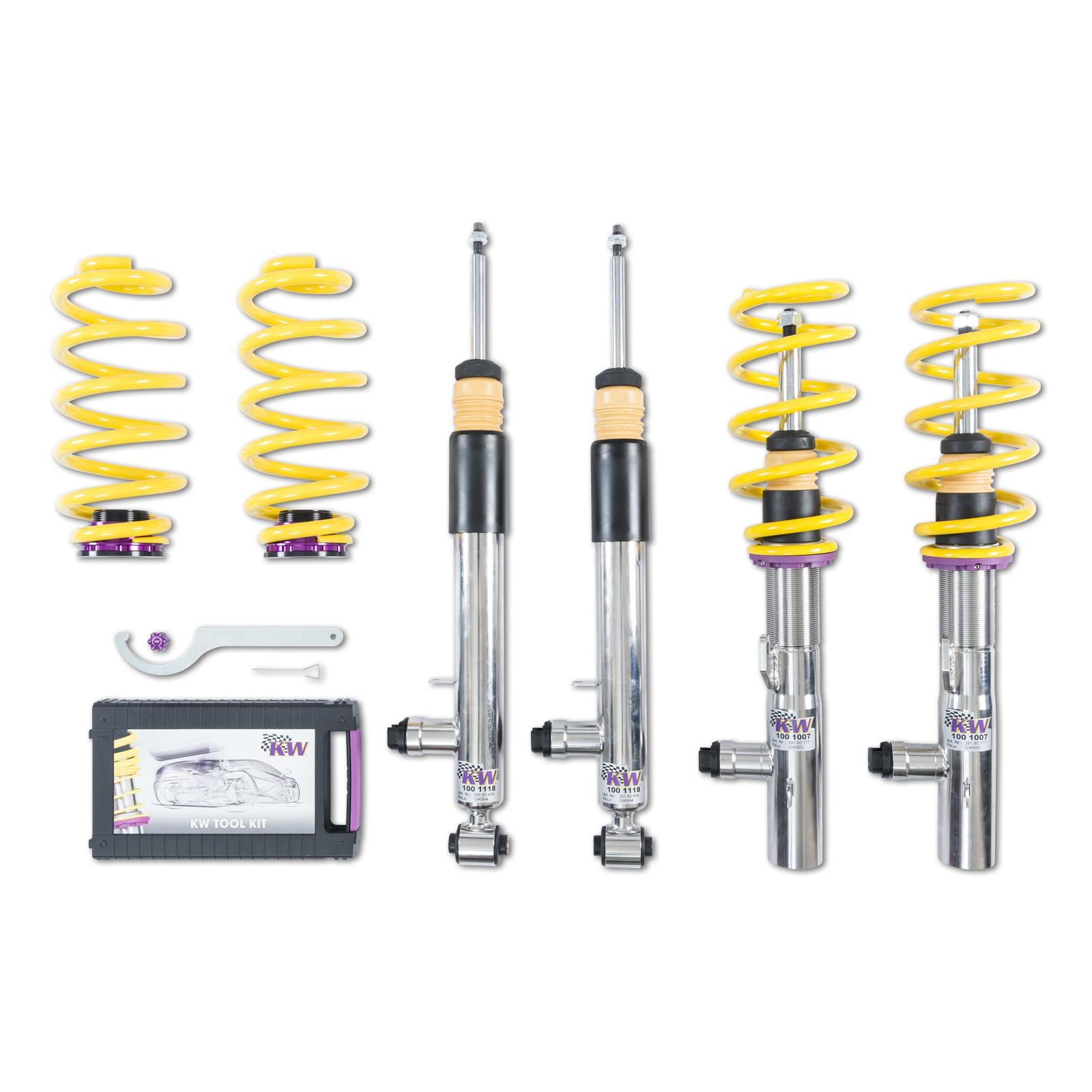 KW DDC - Plug & Play coilovers inox SEAT ATECA (KH7) 04/2016-