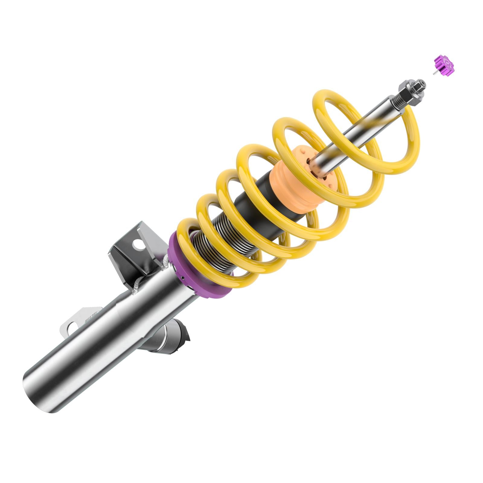 KW DDC - Plug & Play coilovers inox VW ID.3 07/2020-