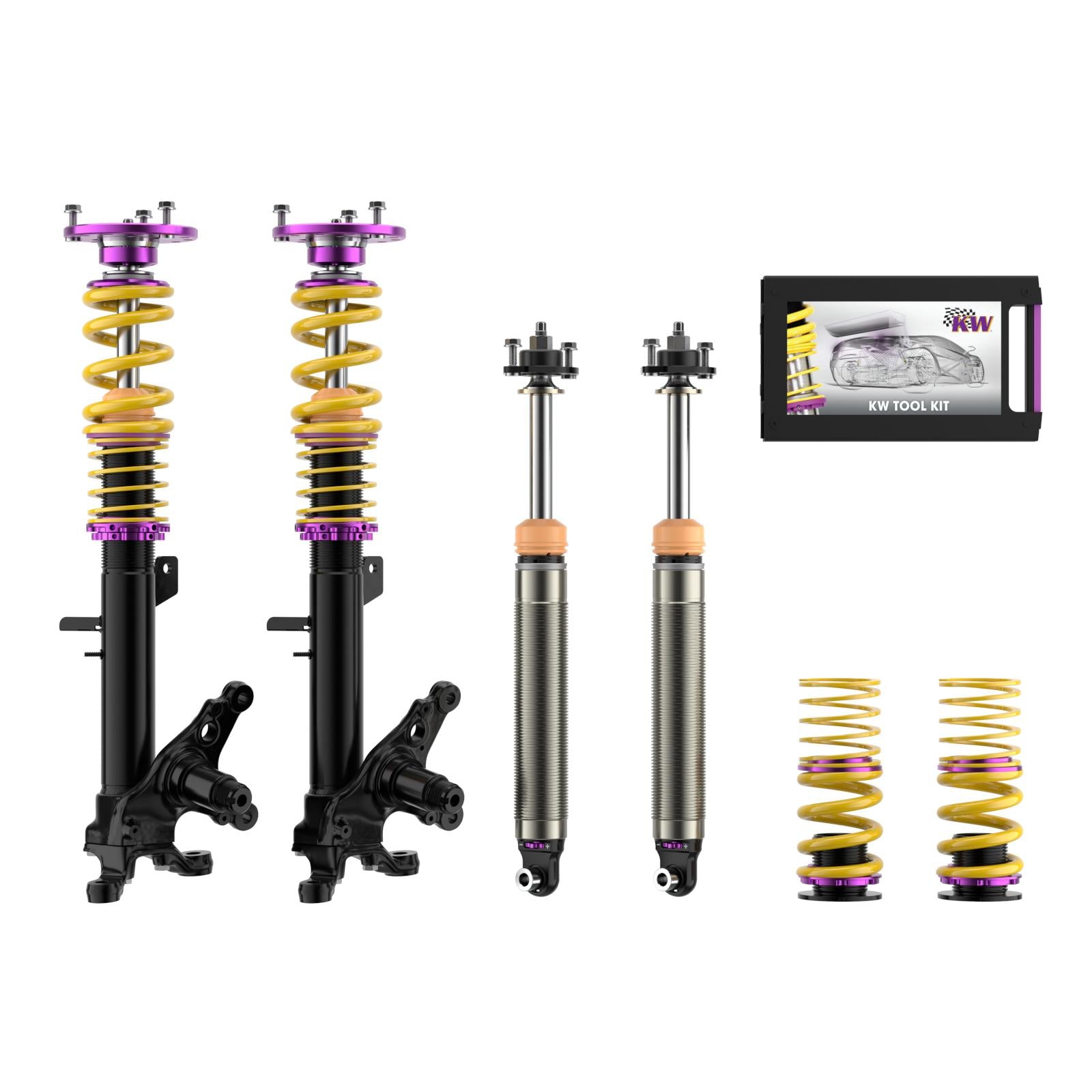 KW Coilover suspension V3 racing for BMW 3 (E30) 3/1, 3/A, M3 09/1982-03/1992