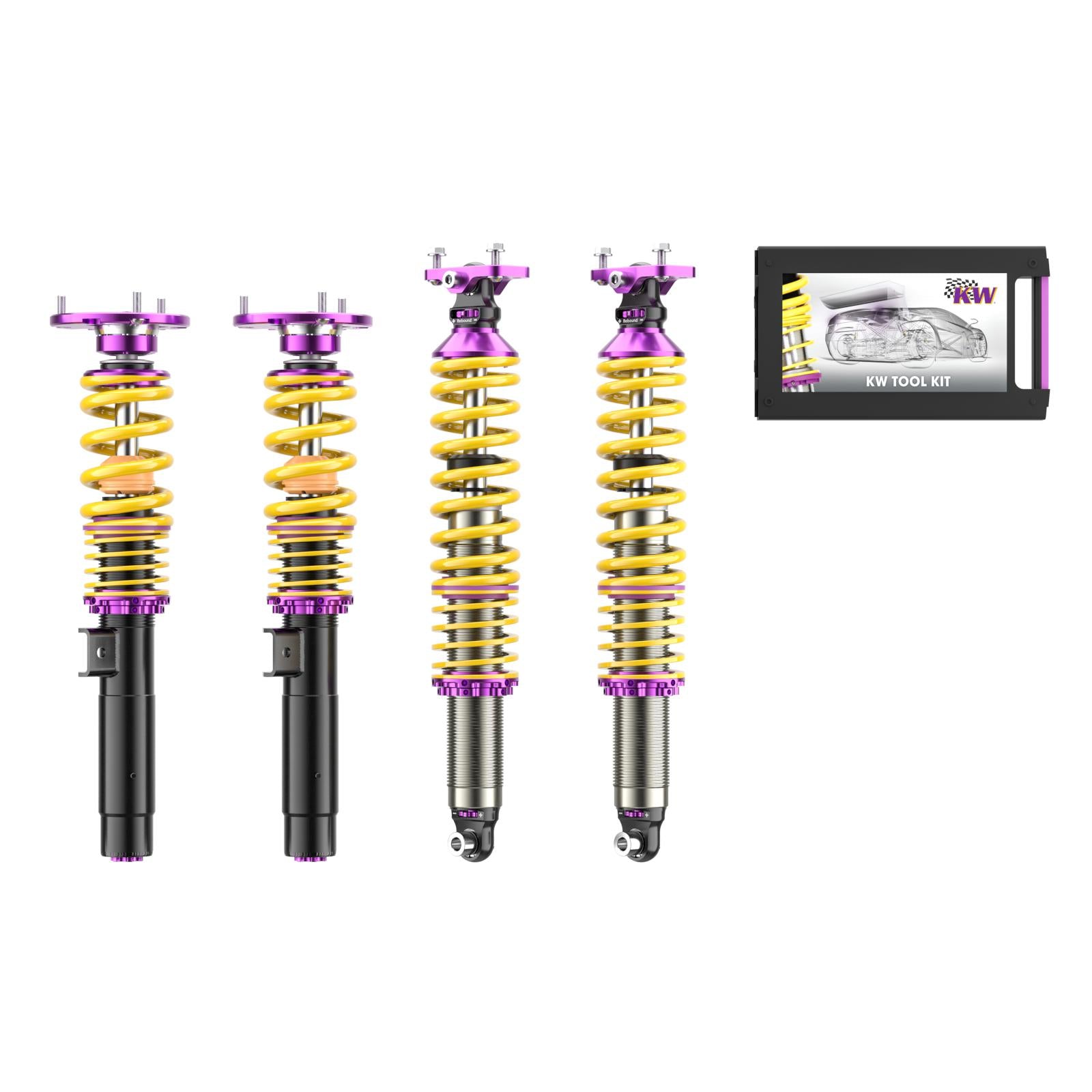 KW Coilover suspension V3 racing for BMW 3 Coupe (E46) 346C, M346, M390 12/1998-07/2006