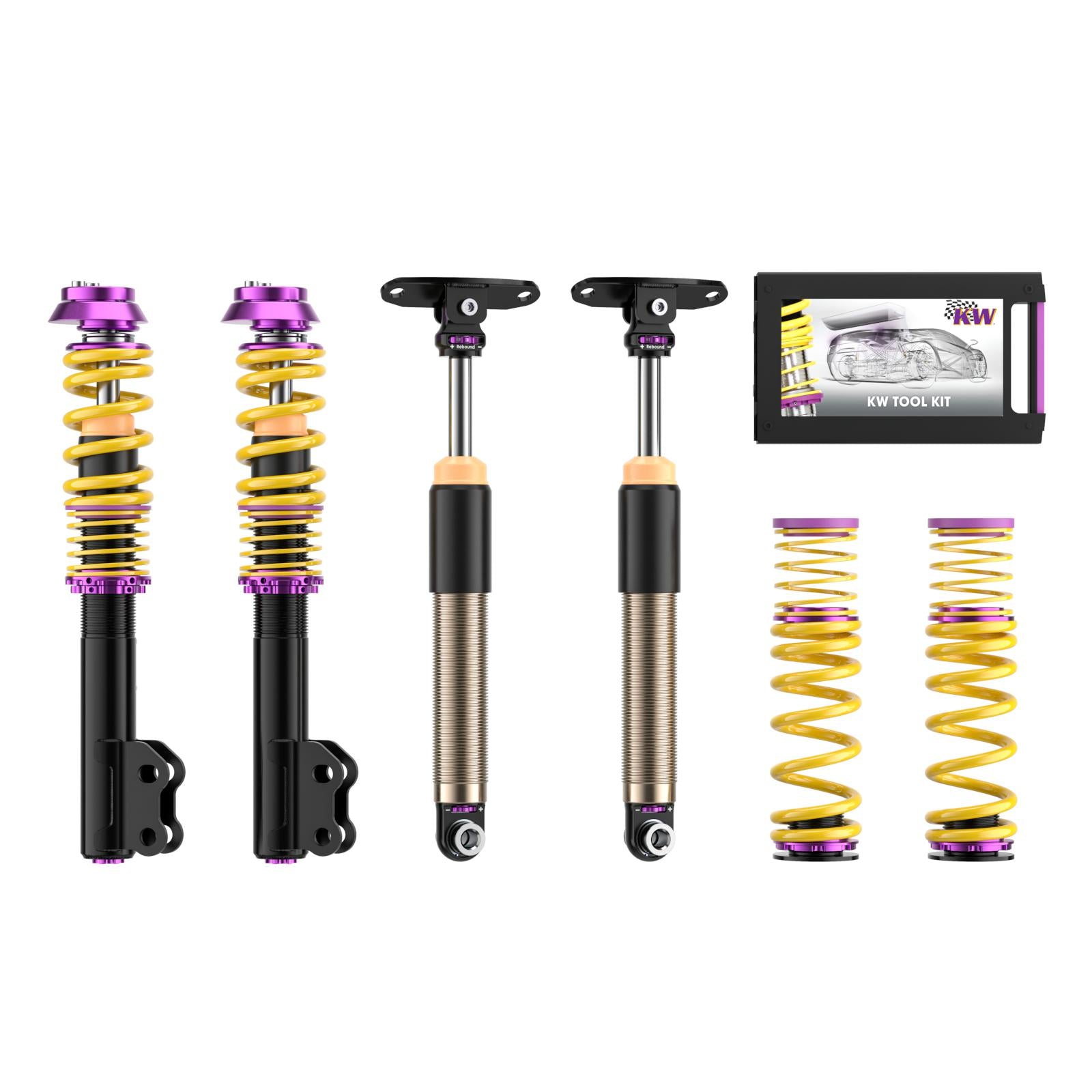 KW Coilover suspension V3 racing for Toyota Yaris (_P21_, _Pa1_, _Ph1_) 02/2020-