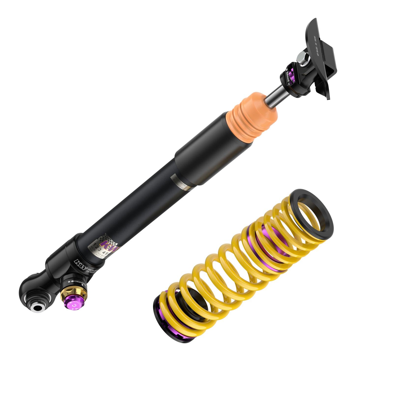 KW Coilover suspension V4 Clubsport incl. top mounts AUDI TT (FV3, FVP) 07/2014-