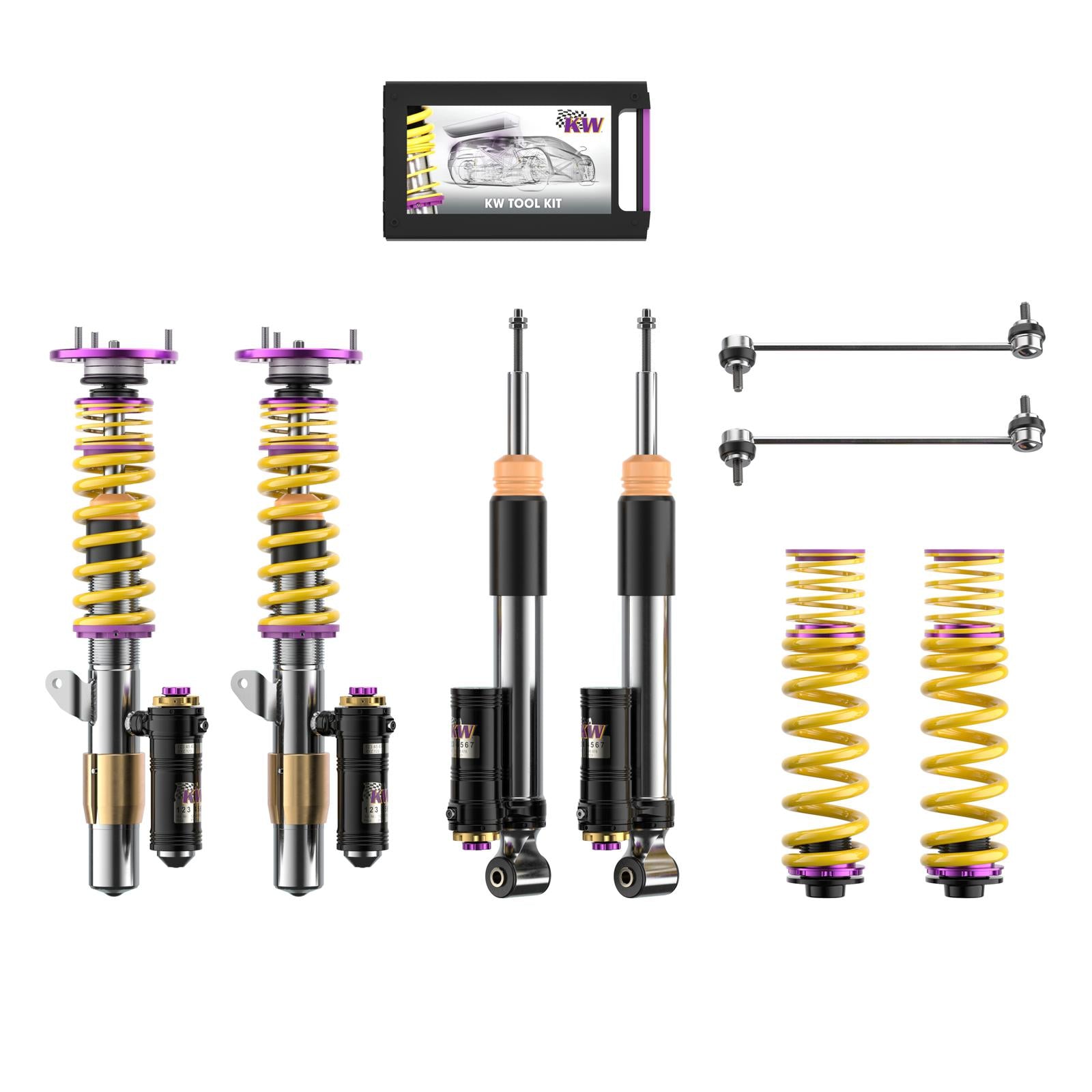 KW Coilover suspension V4 Clubsport incl. top mounts BMW 3 Coupe (E92) 01/2005-12/2013 (39720267)