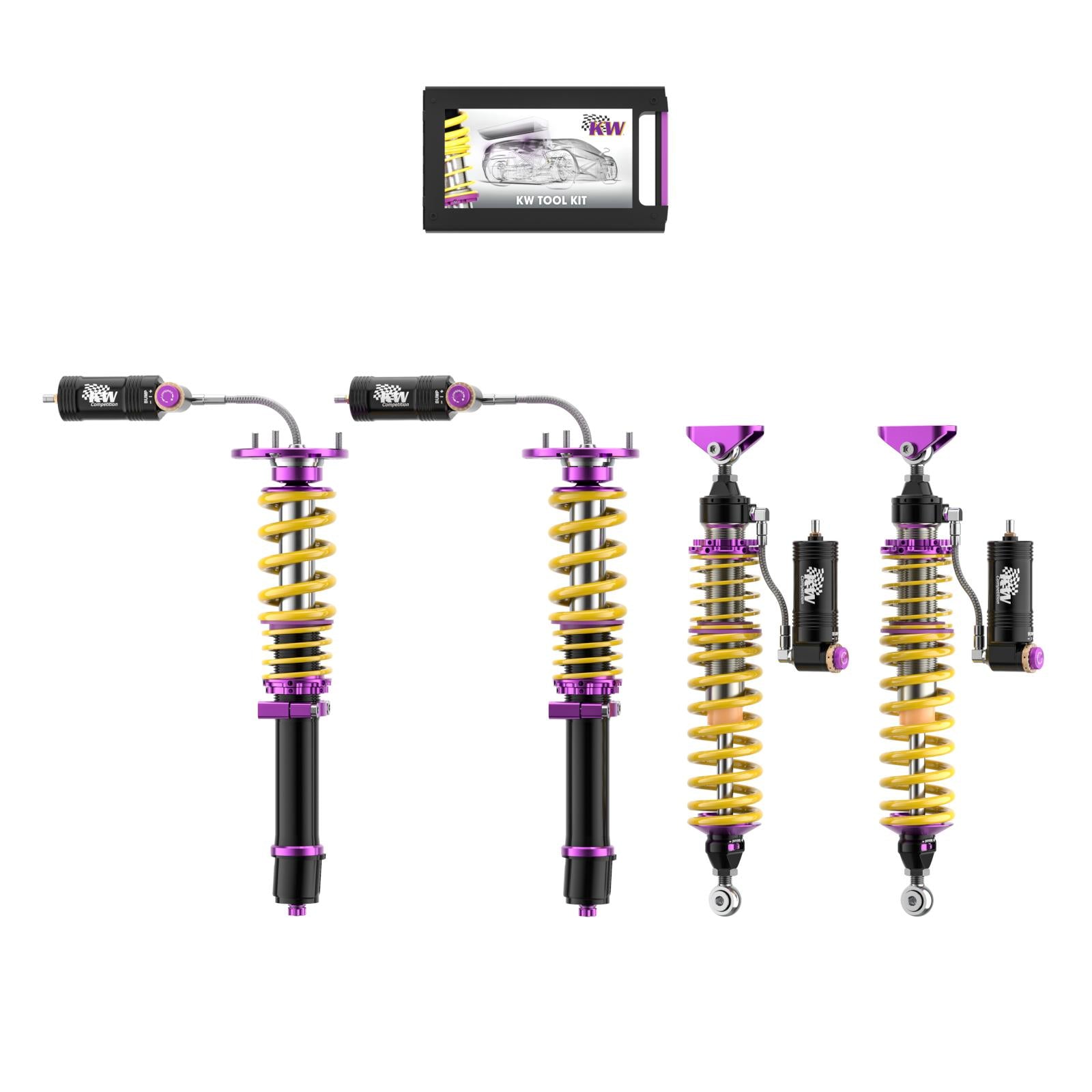 KW Coilover suspension V4 racing for BMW 3 (E36) 3C, 3/C, M3/B 09/1990-11/1998