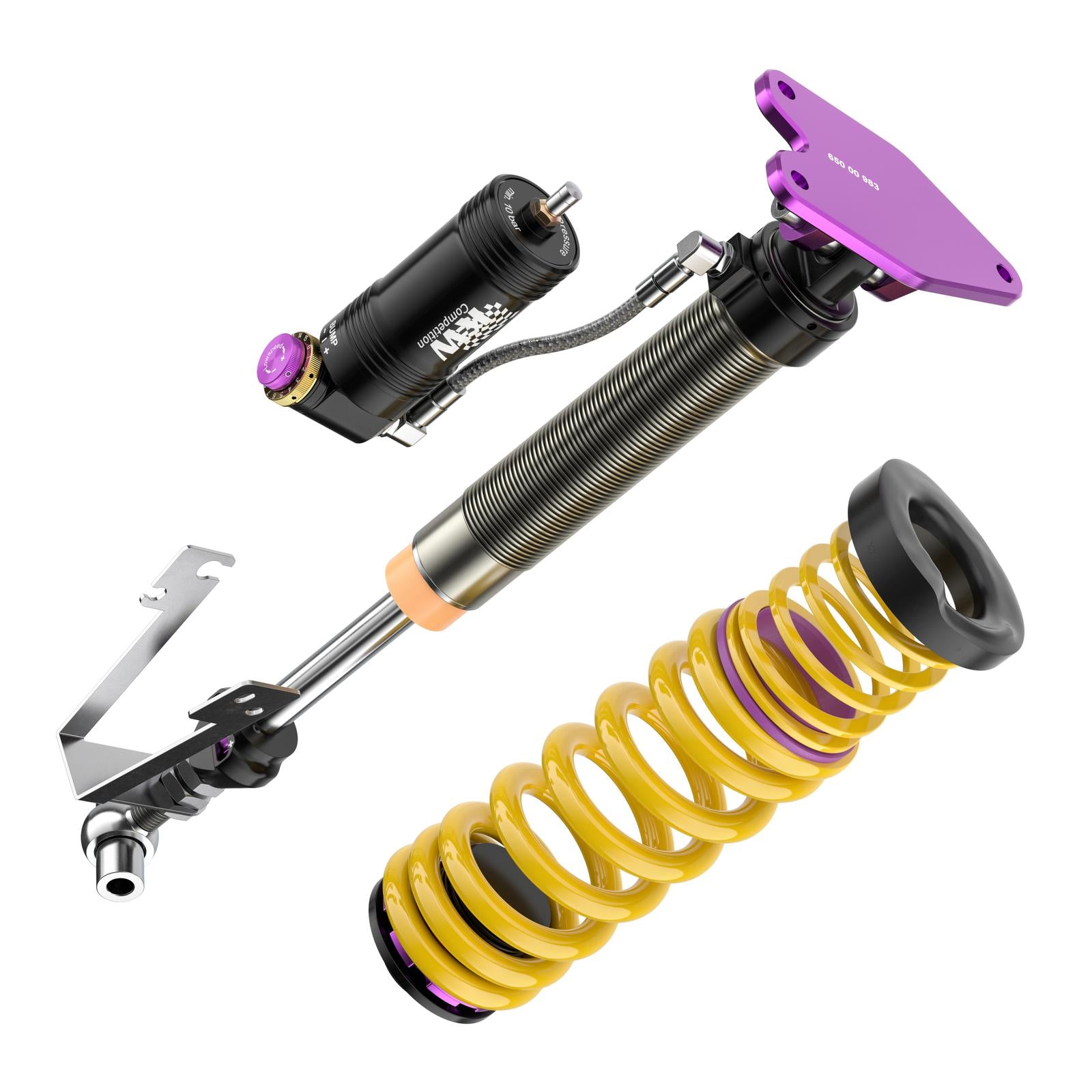KW Coilover suspension V4 Racing incl. top mounts for BMW Series 2 Coupe (G42, G87) 08/2021- / Series 3 (G20, G80) / Series 4 Coupe (G22, G82) 07/2020-