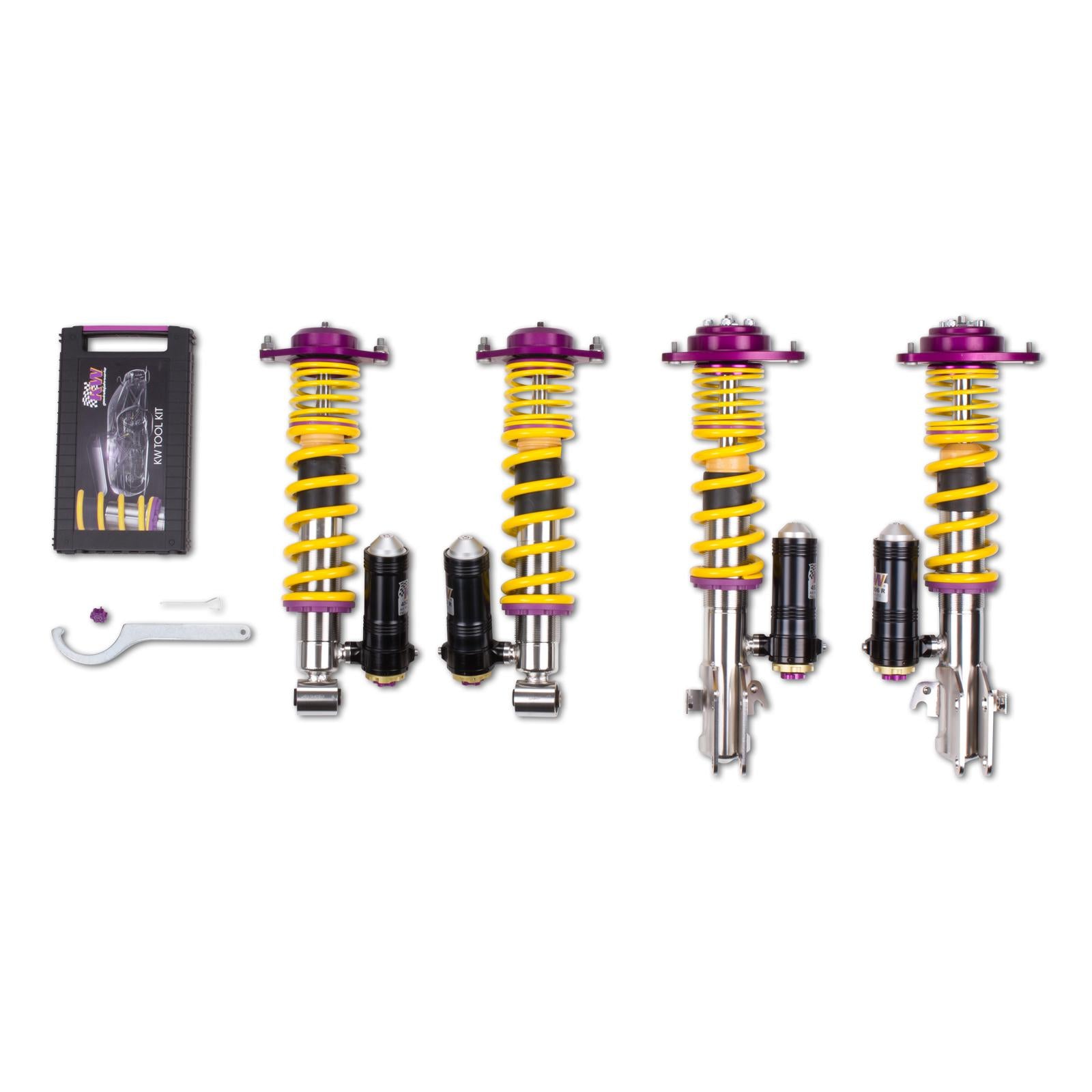 KW Coilover suspension V4 Clubsport incl. top mounts SUBARU IMPREZA Hatchback (GR, GH, G3) 03/2007-05/2014 (39745215)