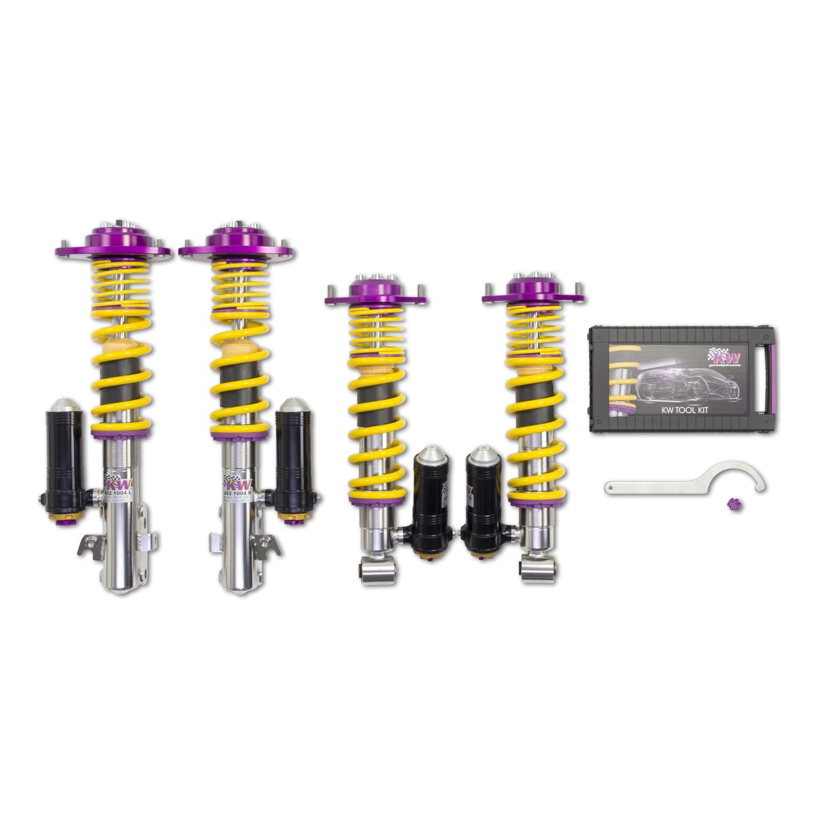 KW Coilover suspension V4 Clubsport incl. top mounts SUBARU IMPREZA Hatchback (GR, GH, G3) 03/2007-05/2014 (39745216)