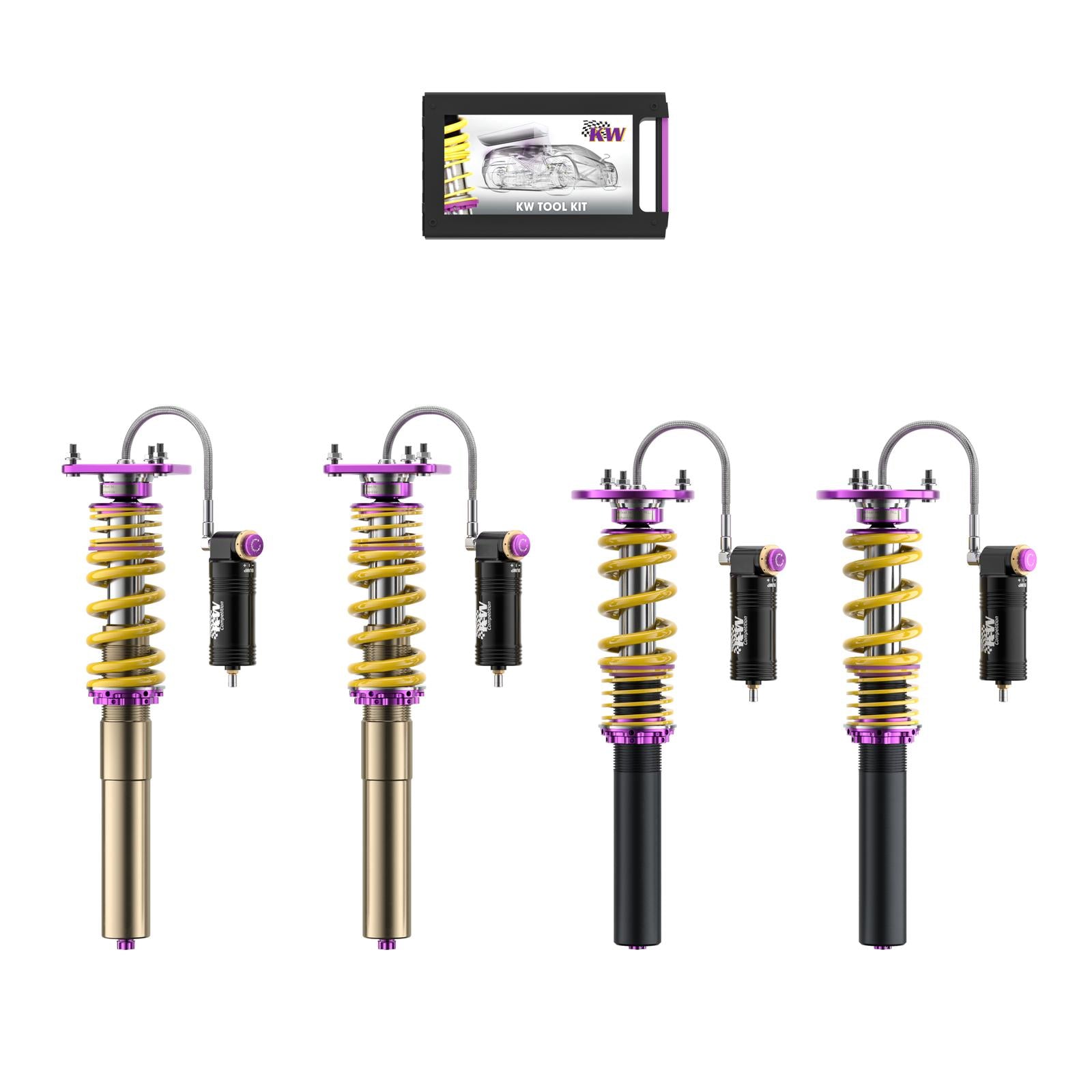 KW Coilover suspension V4 racing for Porsche 718 Cayman (982) 04/2016-