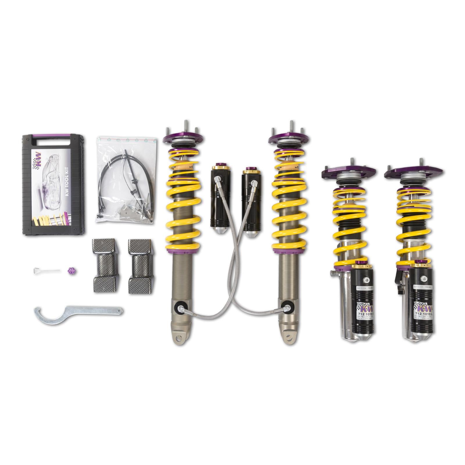 KW Coilover suspension V4 Clubsport incl. top mounts PORSCHE 911 Convertible (991) 03/2012- (39771251)
