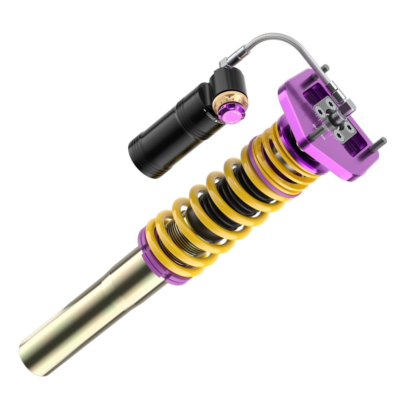 KW Coilover suspension V4 Clubsport incl. top mounts (incl. deactivation for electronic dampers) PORSCHE 718 CAYMAN (982) 04/2016-