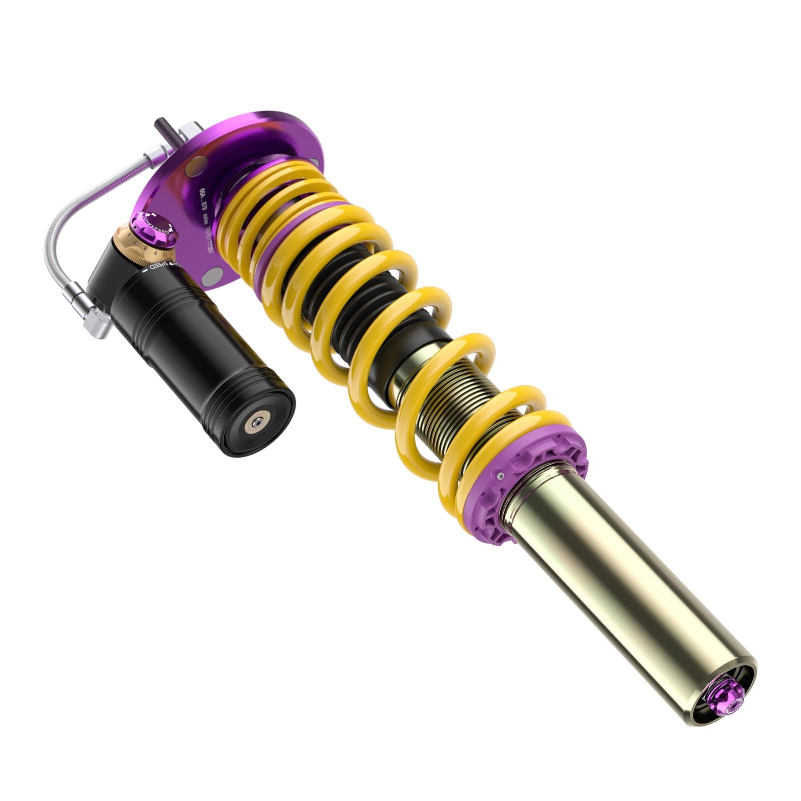 KW Coilover suspension V4 Clubsport incl. top mounts (incl. deactivation for electronic dampers) PORSCHE 718 CAYMAN (982) 04/2016-