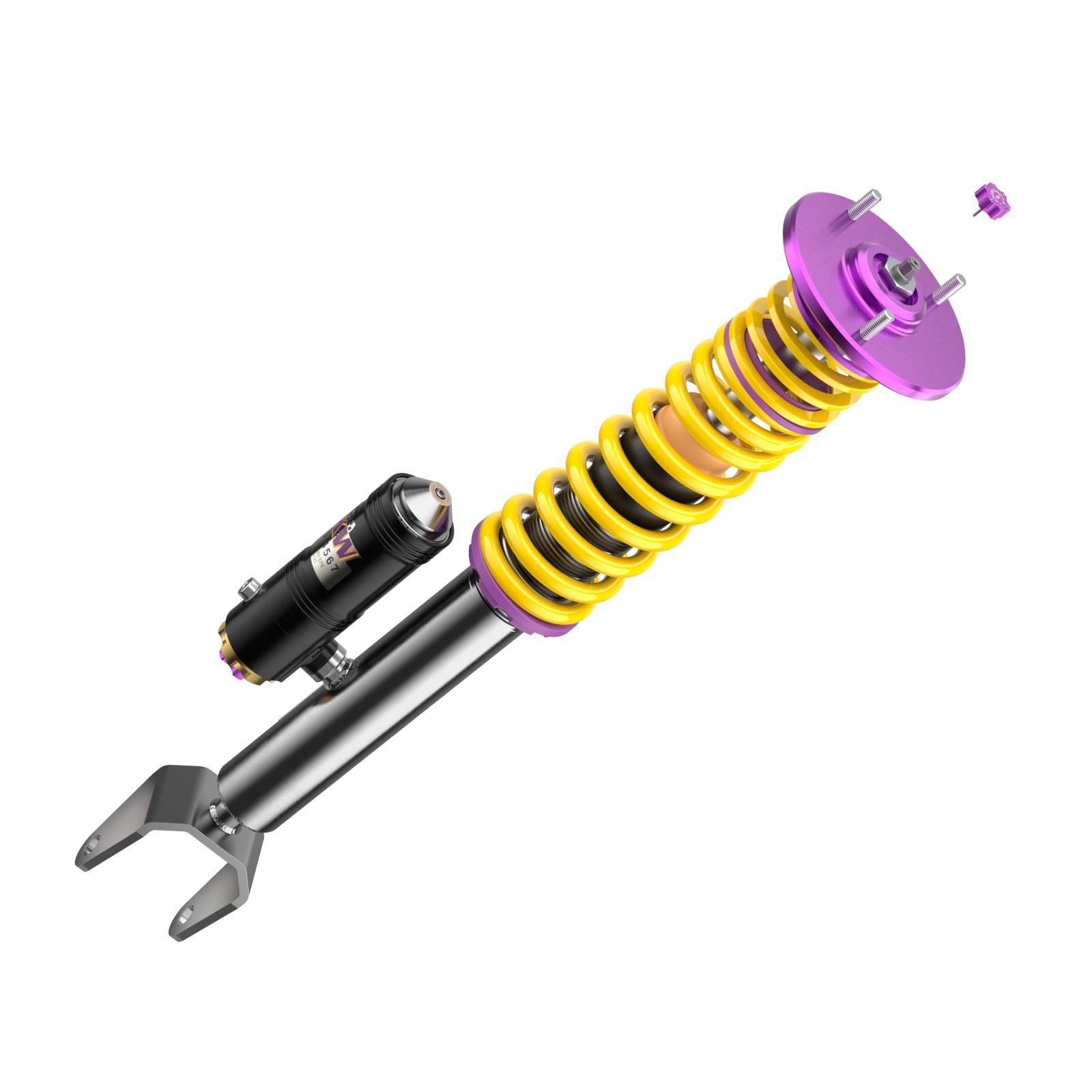 KW Coilover suspension V4 incl. top mounts DODGE CHALLENGER Coupe 09/2007-