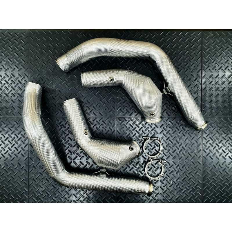 Redstar Downpipes for Mercedes G500 G550 W463A