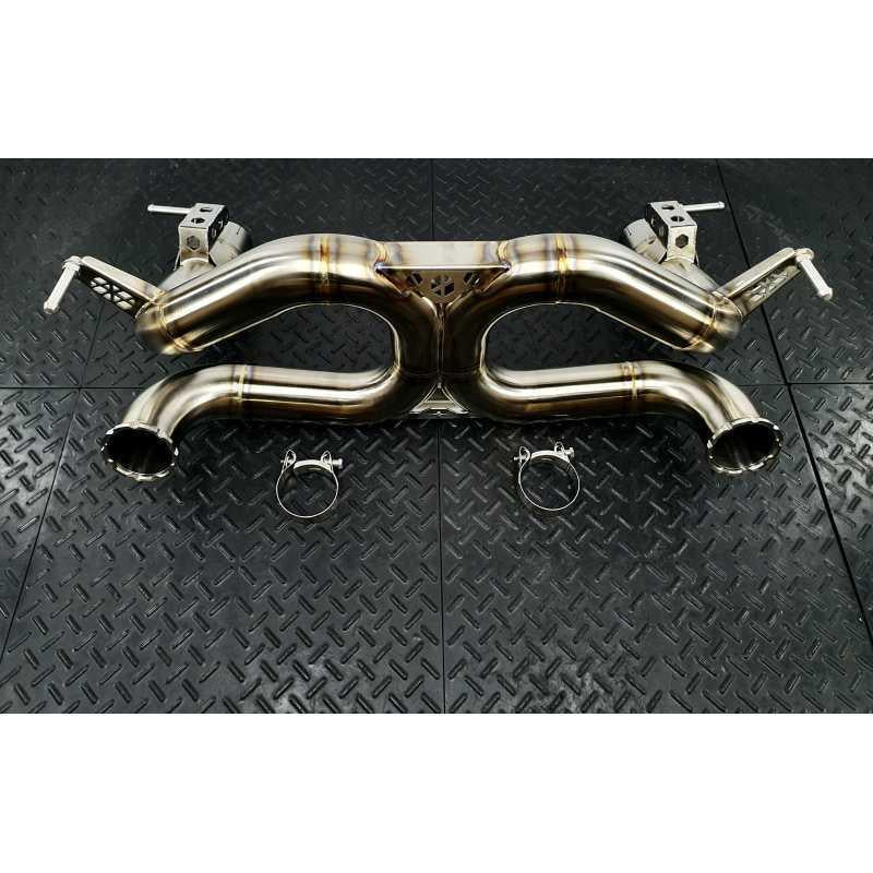 Redstar Stainless Steel (Heat Shielded) Race-X Exhaust for Ferrari 488