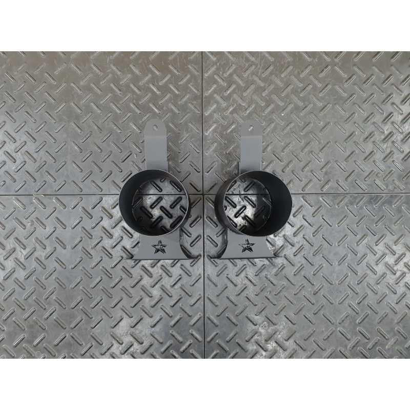 Redstar Titanium Titanium Exhaust Tips for Ferrari 488 Over-Sized OEM Polished Tips