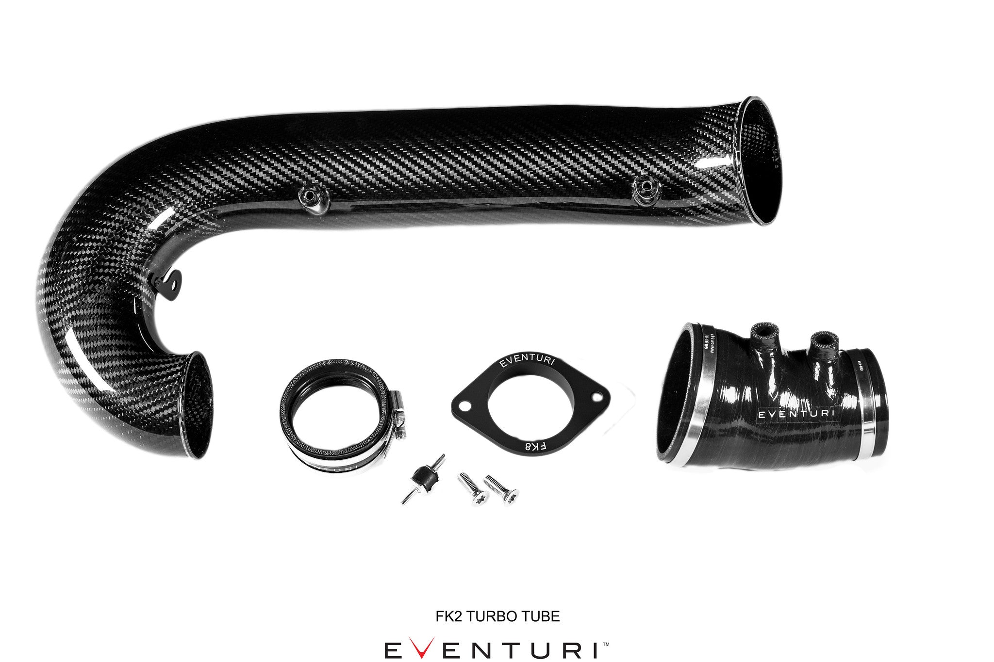 Eventuri Honda FK2 Black Carbon MAF-TUBE and silicone hose