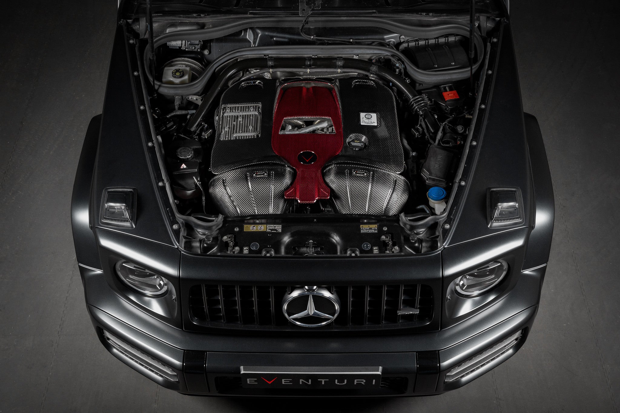 Eventuri Intake System in Gloss Carbon Fiber for Mercedes G63 AMG W463 W464 M177