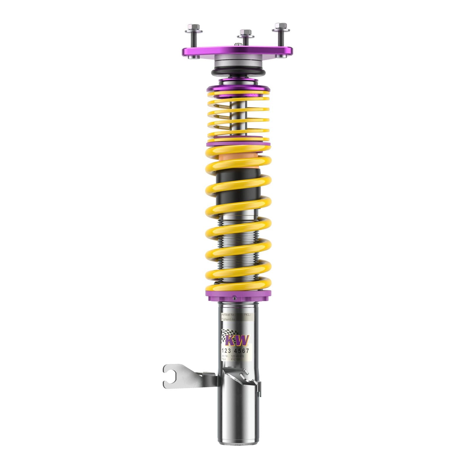 KW Coilover kit Clubsport 2-way incl. top mounts for Porsche 09/1997-09/2005 911 (996)