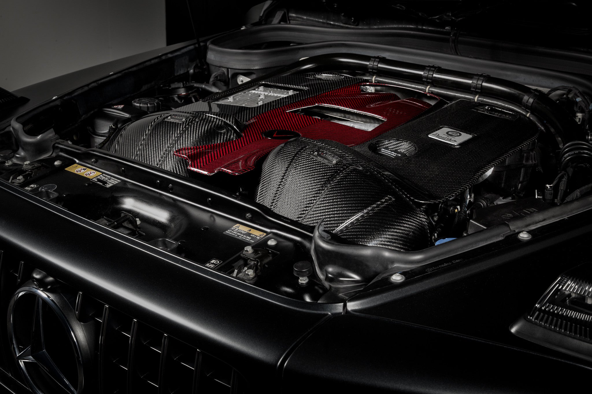 Eventuri Intake System in Gloss Carbon Fiber for Mercedes G63 AMG W463 W464 M177