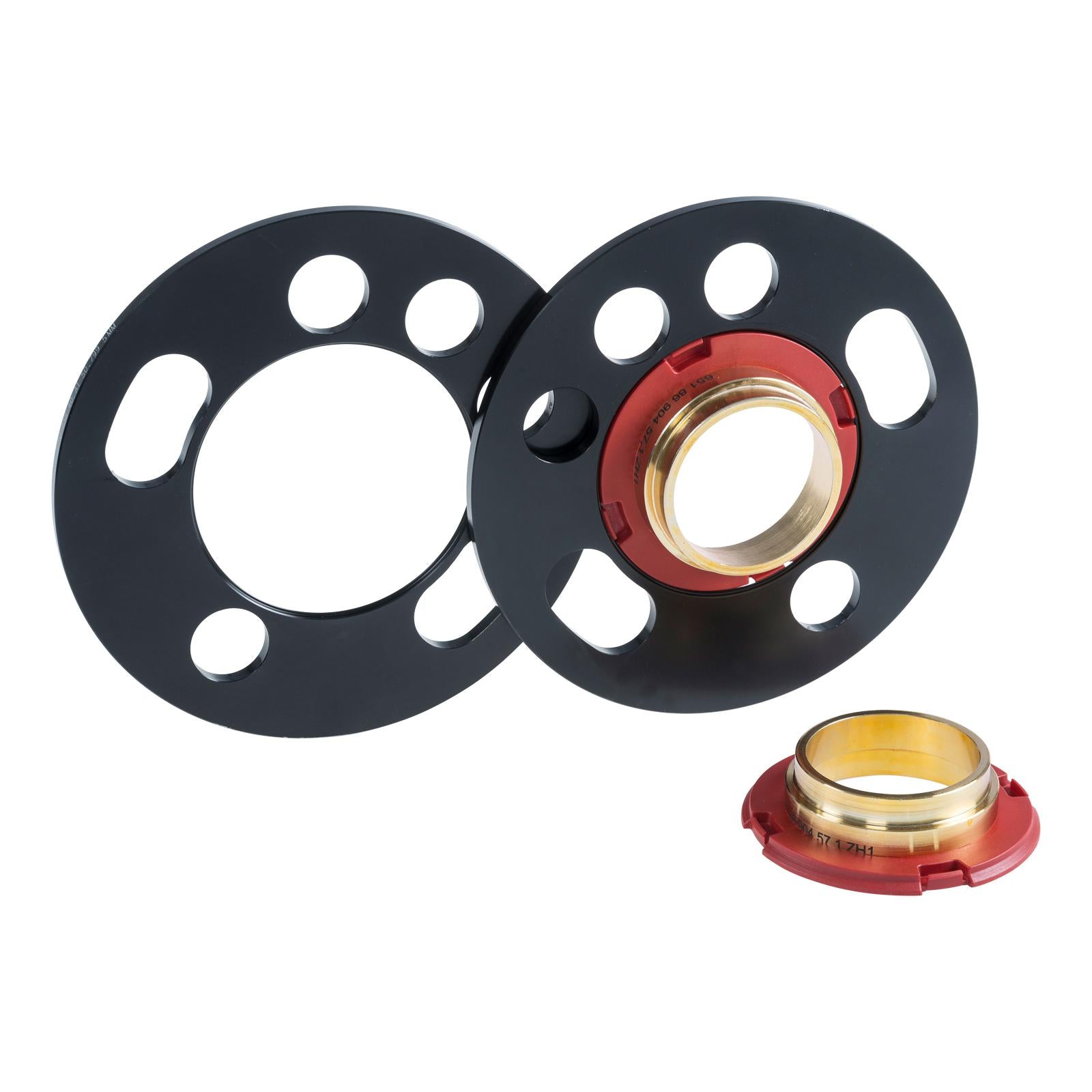 ST Wheel Spacer System DZX+ 10mm Axle 4- and 5-hole / 57.1 with 13mm wheel hub ext