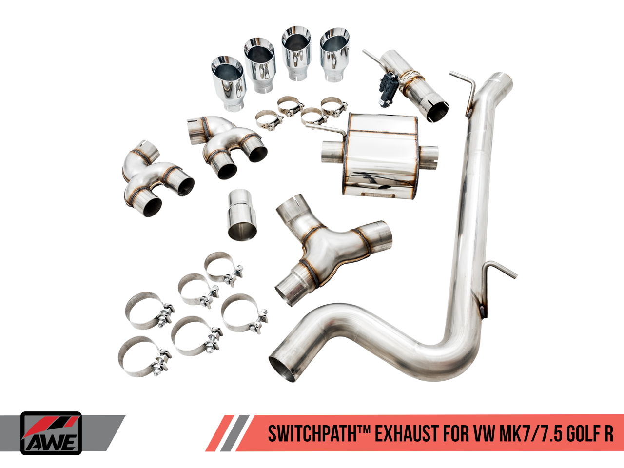 AWE PERFORMANCE Exhaust Suite FOR MK7 GOLF R