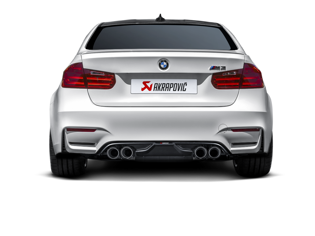 Akrapovic Slip-On Line (Titanium) with Titanium/Carbon Tail Pipes for BMW M3 (F80)