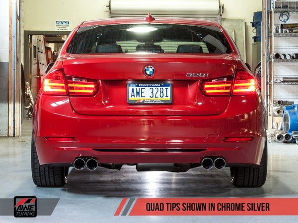 AWE Quad Tip Marking Template for BMW F3X 328i M Sport