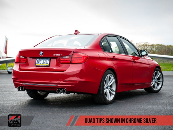 AWE Quad Tip Marking Template for BMW F3X 328i M Sport