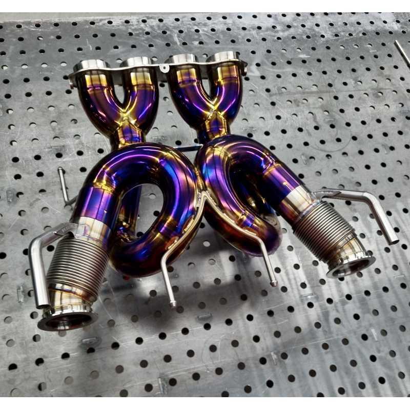 Redstar Inconel 3" (Heat Shielded) Exhaust for Mclaren 765LT (Reuse OE Tips)