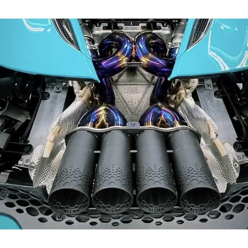 Redstar Inconel 3" Exhaust for Mclaren 765LT (Reuse OE Tips)