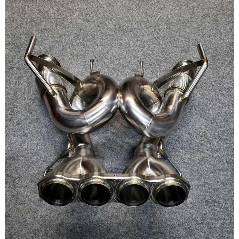 Redstar Titanium 3" Exhaust for Mclaren 765LT (Reuse OE Tips)
