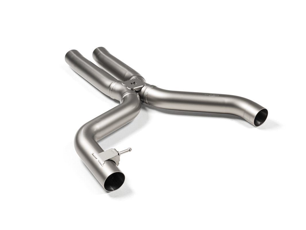Akrapovic Evolution Link Pipe set (Titanium) Short for G8X M2 / M3 / M4