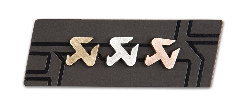Akrapovic Cut Copper/Silver/Brass Pin Set